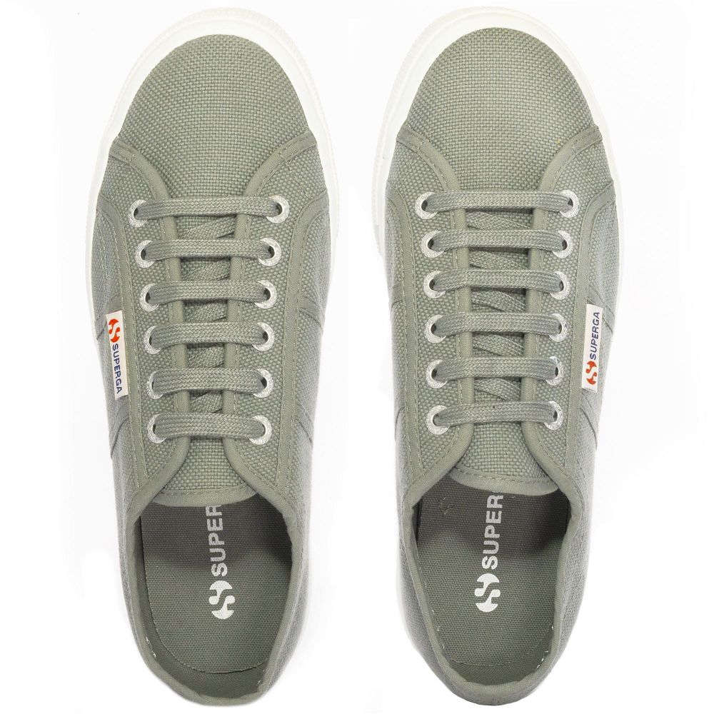 Superga 2790 Platform Grey Platform Sneakers - Women's USA | US7530735